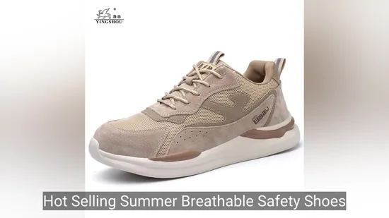 Zapatos de seguridad para el trabajo resistentes a perforaciones con punta de acero deportivos para hombres de moda