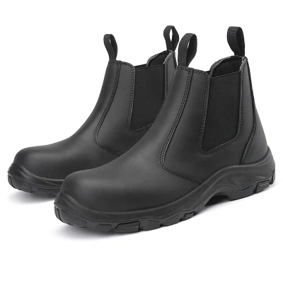 Zapatos de trabajo protectores de calzado de seguridad de botas de seguridad con punta de acero CE antipinchazos personalizados para hombres
