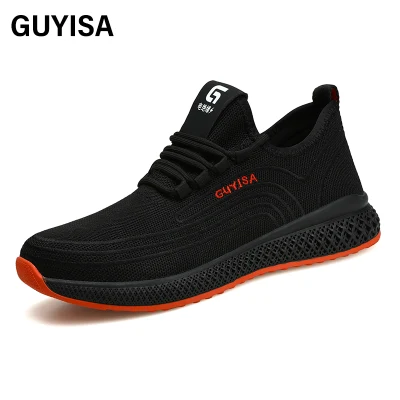 Zapatos de seguridad Guyisa Trend, gran oferta, moda para trabajo al aire libre, zapatos de seguridad ligeros con punta de acero