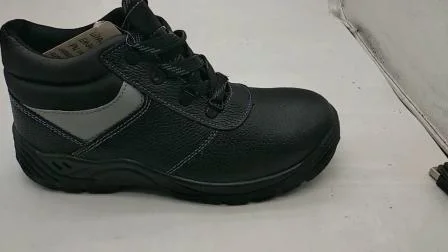 Zapatos de trabajo de seguridad con punta de acero para la industria Industrial de cuero genuino para hombres, las mejores botas con punta de acero para trabajadores de Europa, zapatos de seguridad Ce